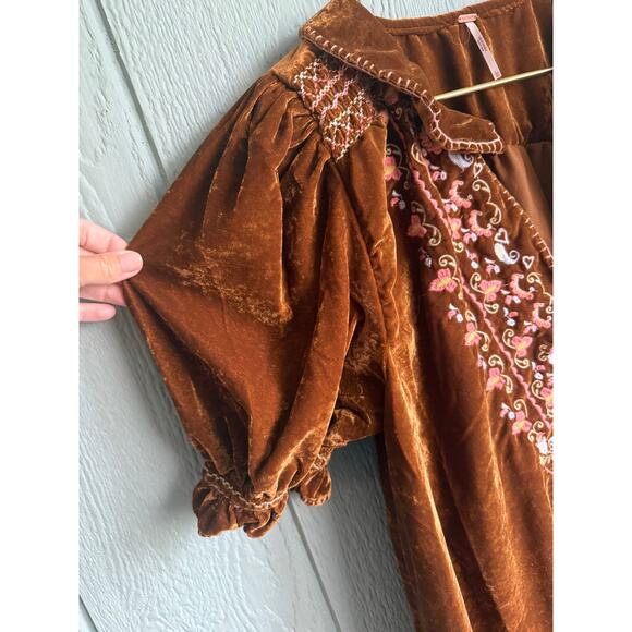 Free People Freya Floral Embroidered Mini, Large - Picture 8 of 9